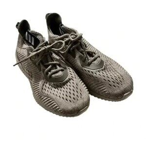 Adidas Alphabounce Gray Women 8  Running Shoes Size  Lightweight Knit Breathable